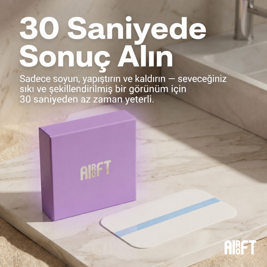 AiroBand™ – Bacak Sıkılaştırıcı Şeffaf Bant!