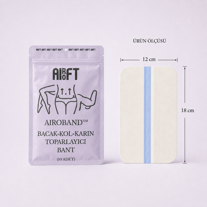 AiroBand™ – Bacak, Karın ve Kol Toparlayıcı Şeffaf Bant